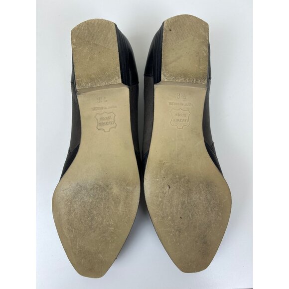 Tucci Slip On Flats Loafers Size 7.5 Genuine Leather Brazil Patchwork Colorblock - Picture 5 of 11